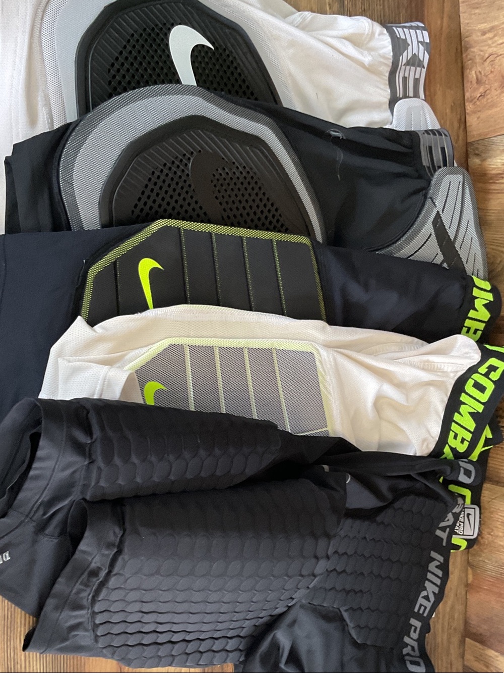 5X Nike Pro Hyperstrong Pro Combat Football Thigh Pad Compression Shorts